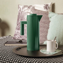 Alessi Carafe Thermos Plissé - MDL12 GR - Vert - 1 Litre - par Michele De Lucchi