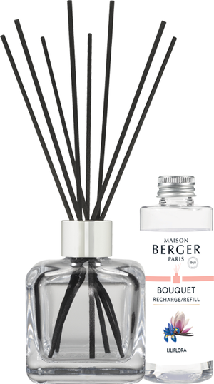 Set de bâtonnets parfumés Maison Berger - Diffuseur - Liliflora - 125 ml