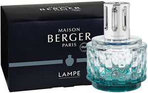 Set de lampe Maison Berger - Lampe a parfum - Variation Turquoise - 13 cm