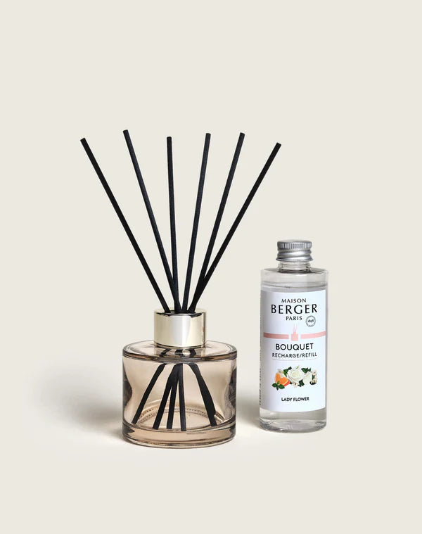 Maison Berger Giftset - Geurstokjes & Geurkaars - Eternity Nude - Lady Flower