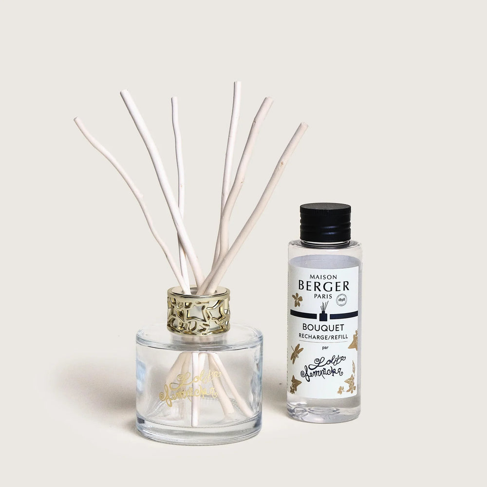 Maison Berger Giftset Duo Lolita Lempicka - Geurstokjes 80 ml & Roomspray 50 ml - Transparent