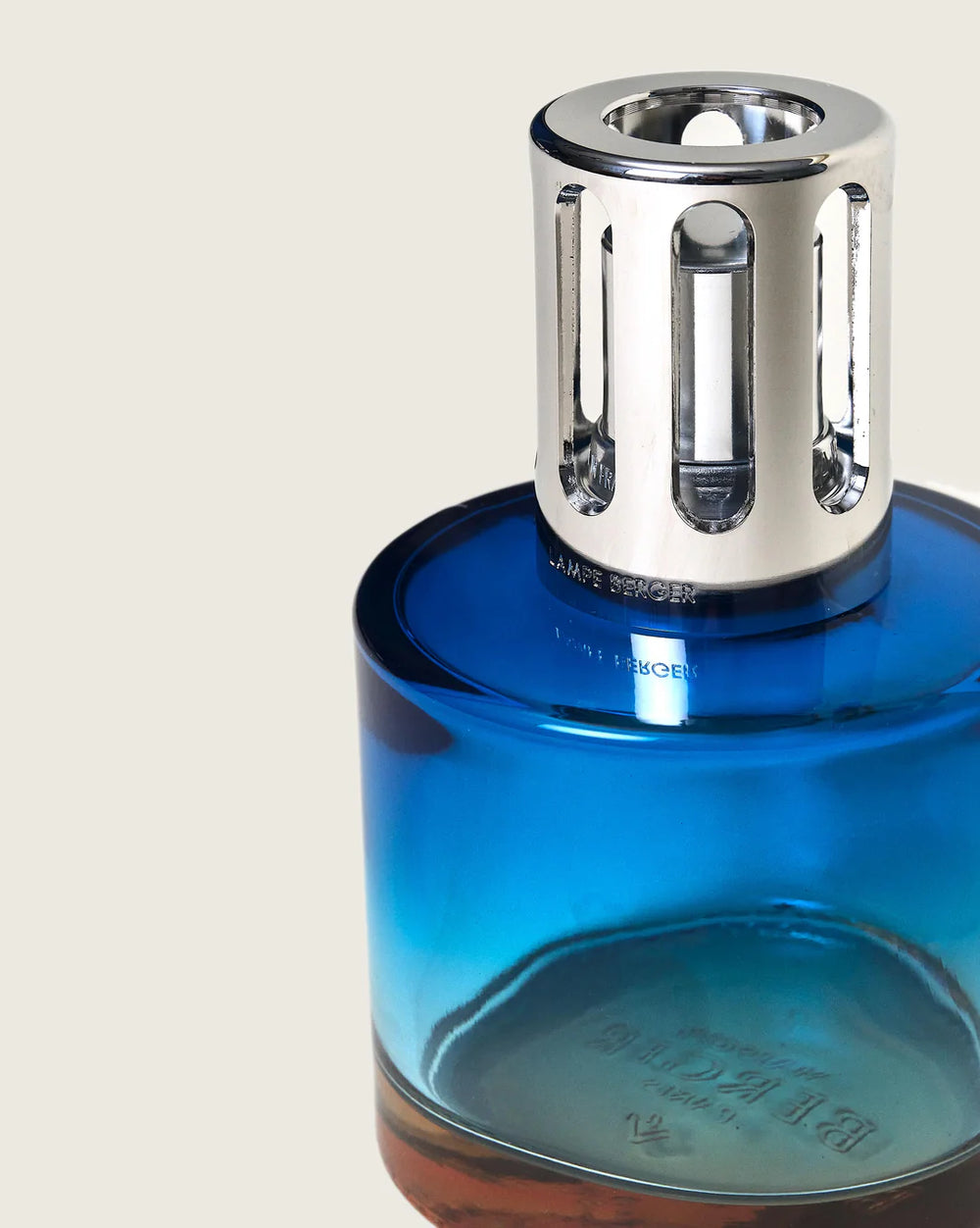 Coffret cadeau Maison Berger - Brûleur de parfum Berger Pure / Caresse de Coton - Bleu