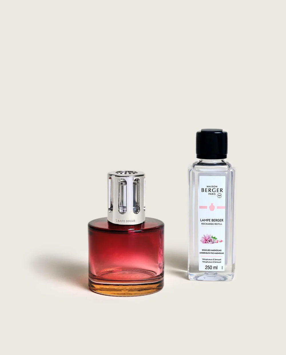 Coffret cadeau Maison Berger - Brûleur de parfum Berger Pure / Sous les Magnolias - Rose