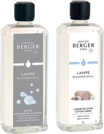 Maison Berger Navulling - voor geurbrander - So Neutral + Cotton Caress - 2 x 1 liter