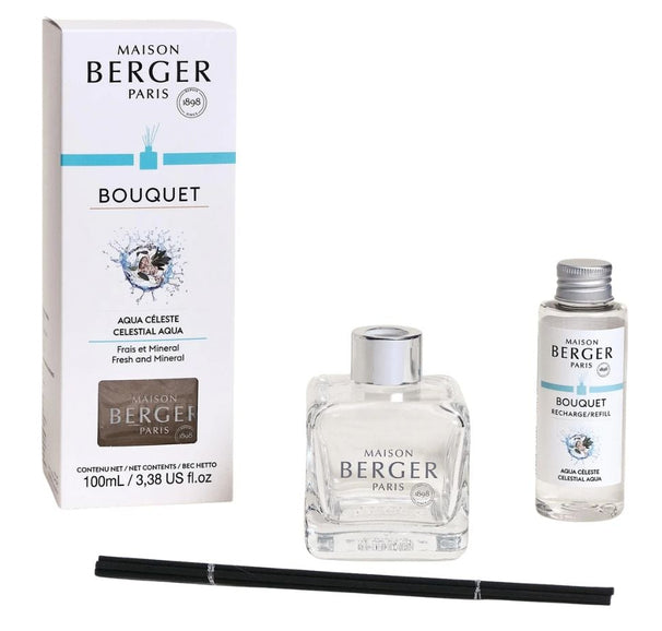 Maison Berger Geurstokjes Cube - Celestial Aqua - 100 ml