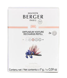 Set de diffuseur Maison Berger - Parfum auto - Liliflora - 45 mm - 3 pièces