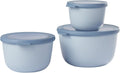 Ensemble Mepal Bol multiple Nordic Blue 3 pièces (500 ml, 1 et 2 litres)