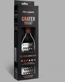 Râpe Microplane Master - Extra Grossière - Acier Inoxydable/Bois