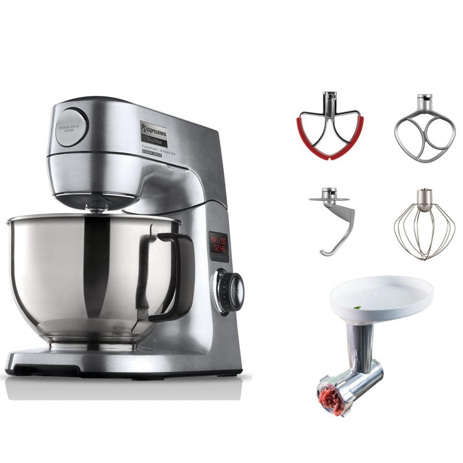 Espressions Mixeur Combo MixMaster pour cuisine - 12 réglages - 4,5 litres