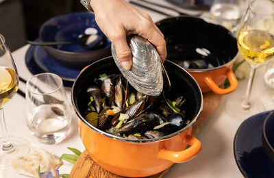 Moules au vin blanc ou à la bière