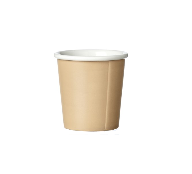 Tasse à espresso Viva Scandinavia Papercup Anna Warm Sand 80 ml