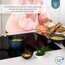 Poêle en acier Westinghouse Performance Bravery Blue - ø 18 cm / 1,9 litre