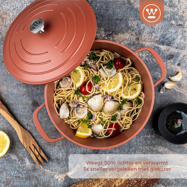 Cocotte Westinghouse Performance Rebel Red - ø 28 cm / 6,7 litres