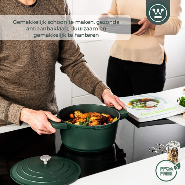 Cocotte Westinghouse Performance Gracious Green - ø 28 cm / 6,7 litres