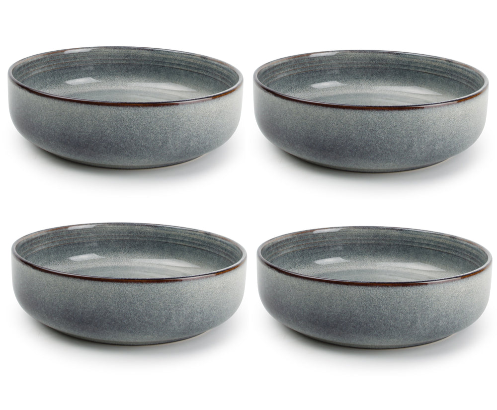 Assiettes profondes / Assiettes à pâtes ONA Duna Blue ø 22 cm - 4 pièces