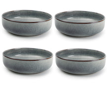 Assiettes profondes / Assiettes à pâtes ONA Duna Blue ø 22 cm - 4 pièces