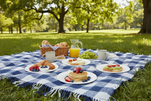 Ontbijtborden / Dessertborden - CampVibe - Outdoor - Kunststof - Onbreekbaar - Wit ø 21 cm - 4 Stuks - Cookinglife