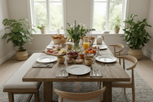 Set d'assiettes Siaki - Assiettes a petit-dejeuner - New Bone - Ø20 cm - 6 pièces