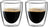 Verres à double paroi Leonardo Duo 100 ml - 2 pièces