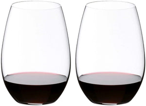Set de verres a vin Riedel - Verres a vin rouge - O Wine - 620 ml - 2 pièces