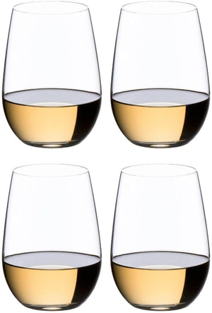 Set de verres a vin Riedel - Verres a vin blanc - O Wine - 375 ml - 4 pièces