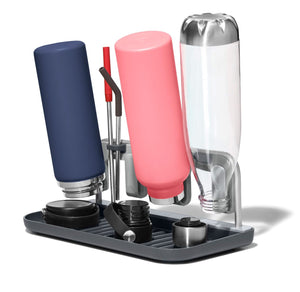 Égouttoir OXO Good Grips - pour bouteilles d'eau - en plastique - 4 bouteilles