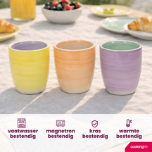 Set de tasses à café Cookinglife - Senseo - Pastel Harmony - 180 ml - 6 pièces