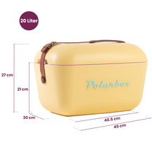 Polarbox Glacière avec bandoulière - Jaune Cyan - 20 Litres