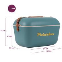 Polarbox Glacière avec bandoulière - Marine Mustard - 12 Litres