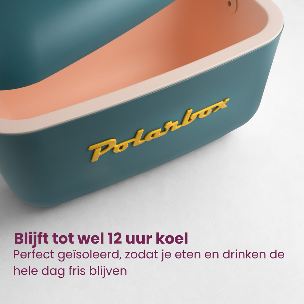 Polarbox Glacière avec bandoulière - Marine Mustard - 12 Litres