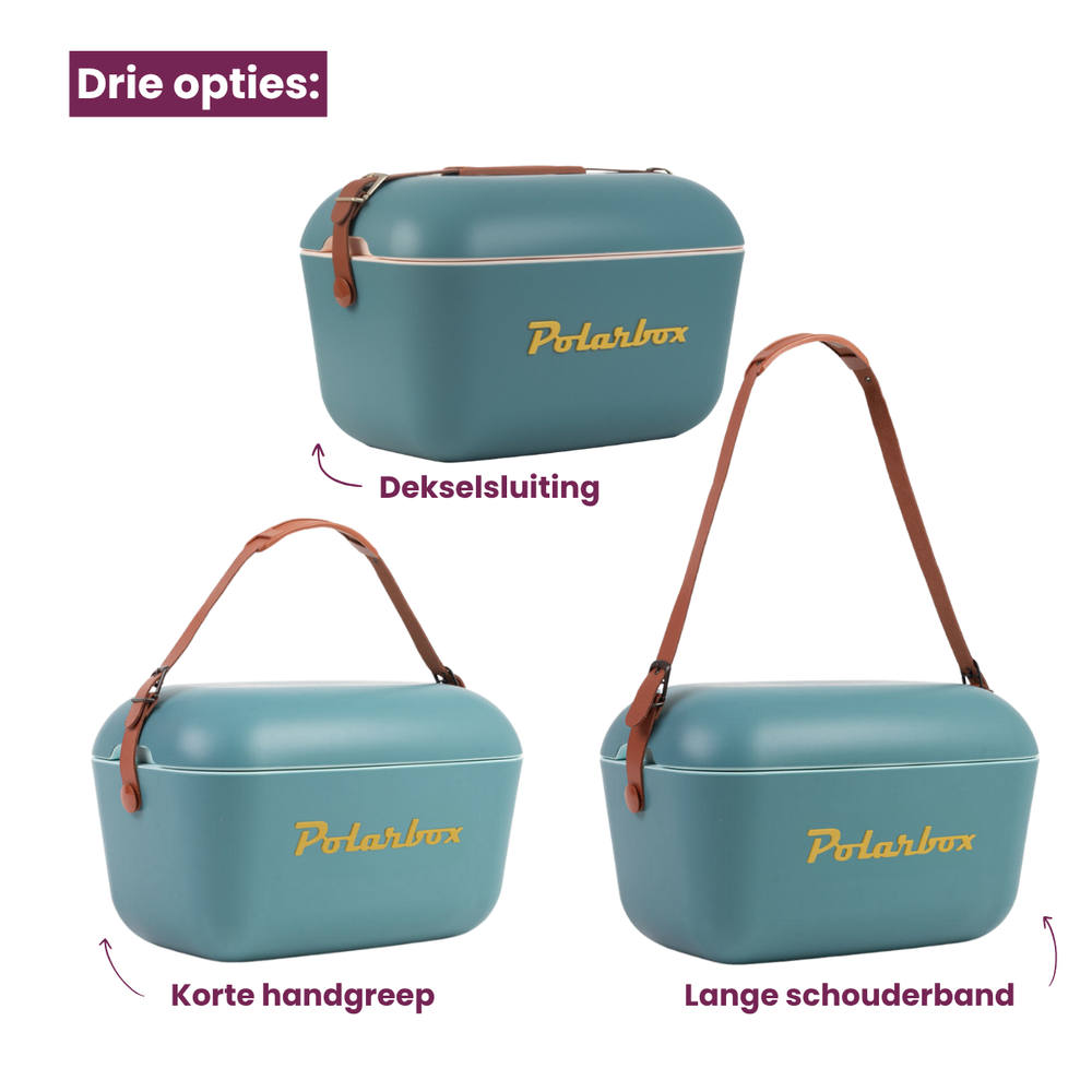 Polarbox Glacière avec bandoulière - Marine Mustard - 12 Litres