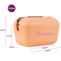 Polarbox Glacière avec bandoulière - Orange Sorbet - 12 Litres