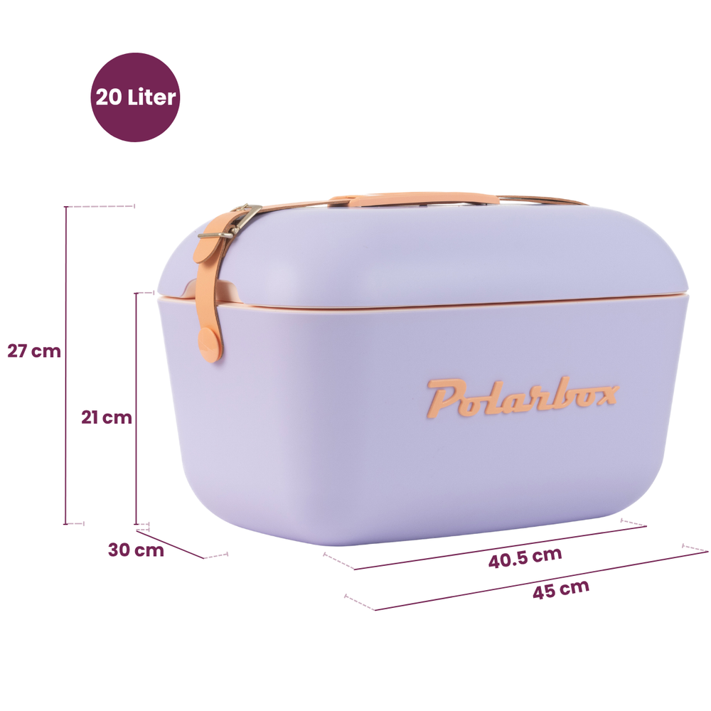 Glacière Polarbox - Glacière à bandoulière - Violet Sorbet - 20 L