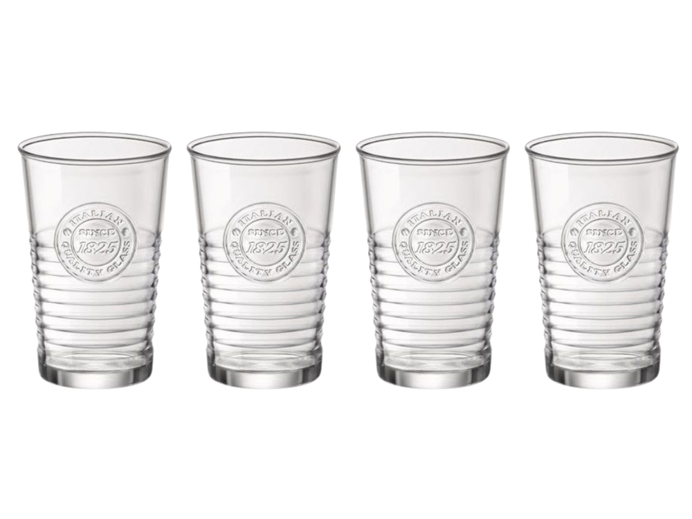 Bormioli Rocco Verres Officina 1825 Transparent 300 ml - 4 Pièces