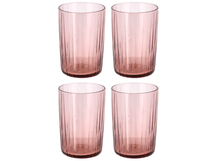 Verre à eau Bitz Kusintha Rose 280 ml - 4 pièces