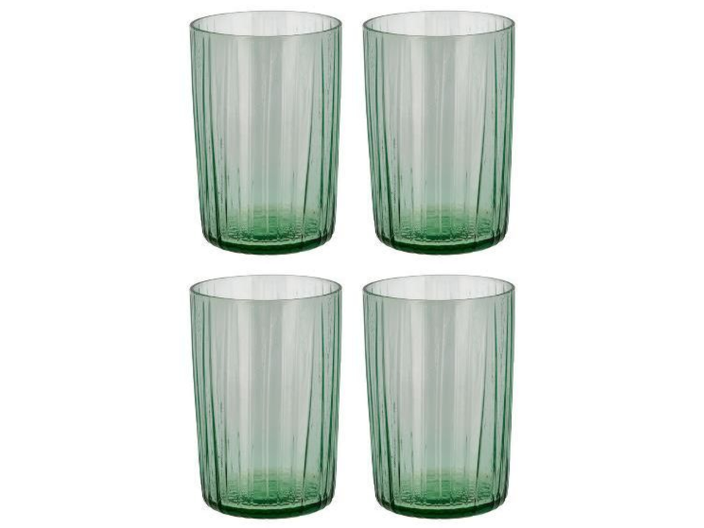 Verre à eau Bitz Kusintha vert 280 ml - 4 pièces