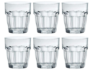 Ensemble de verres a eau Bormioli Rocco - Gobelet - Rock Bar - 215 ml - 6 pièces