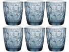 Verres à eau Bormioli Rocco Diamond Bleu 300 ml - 6 pièces