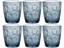 Verres à eau Bormioli Rocco Diamond Bleu 300 ml - 6 pièces