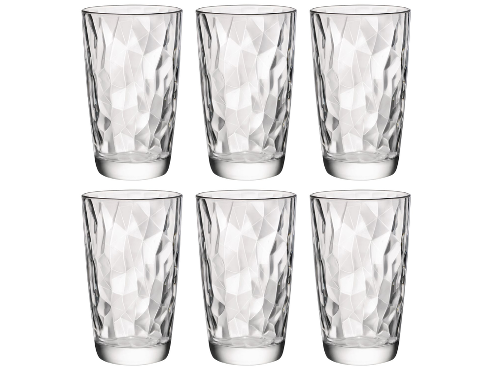 Verres à long drink Bormioli Rocco Diamond Transparent 470 ml - 6 pièces