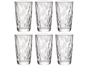Set de verres a long drink Bormioli Rocco - Cocktail - Diamond - 47cl - 6 pièces