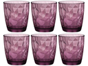 Verres à eau Bormioli Rocco Diamond Violet 300 ml - 6 pièces