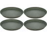 Assiettes à petit-déjeuner Koziol Connect Gris ø 21 cm - 4 pièces