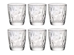 Ensemble de verres a eau Bormioli Rocco - Gobelet - Diamond - 30 cl - 6 pièces