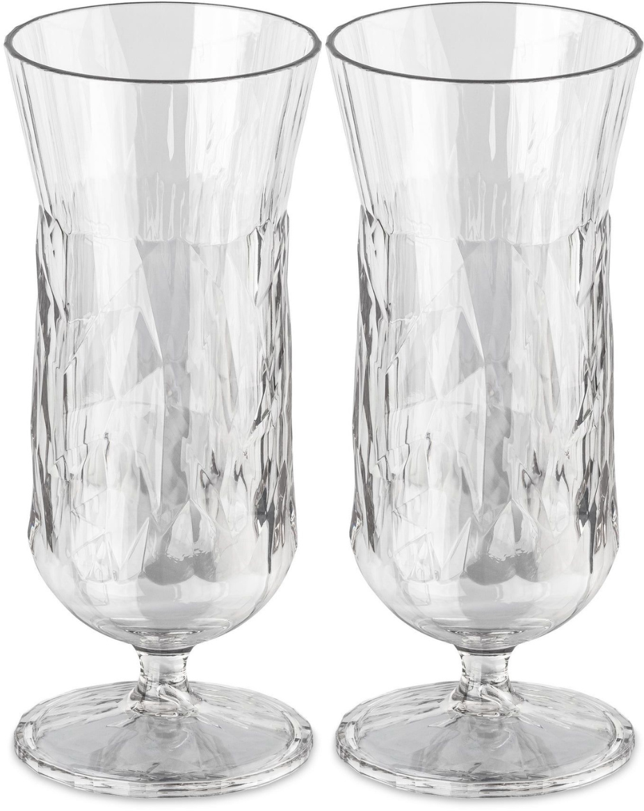 Verres à cocktail Koziol - incassables - Super verre - 400 ml - 2 pièces