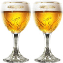 Verre à bière Grimbergen sur pied 330 ml - Lot de 2