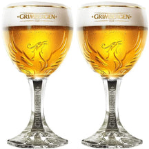 Verre à bière Grimbergen sur pied 330 ml - Lot de 2