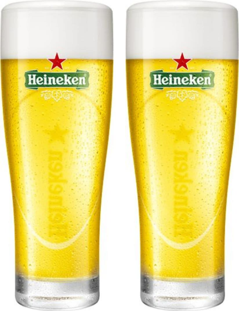 Verre à bière Heineken Ellipse - 250 ml - 2 pièces