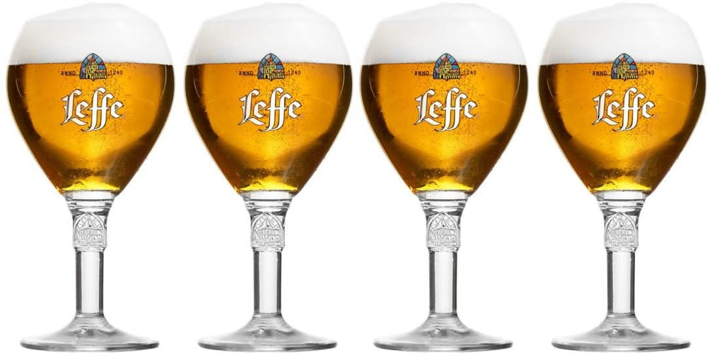 Verre à bière Leffe 330 ml - Lot de 4