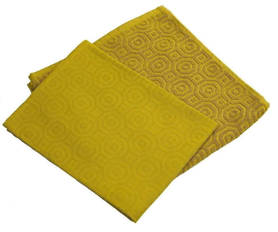 Torchon de Cuisine KOOK Inka Jaune 50 x 70 cm